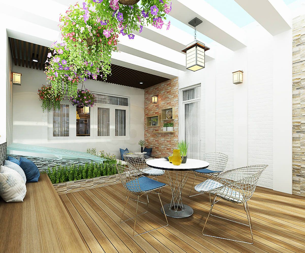 Trang trí sân thượng cực xinh với những mẫu đèn chiếu sáng phù hợp